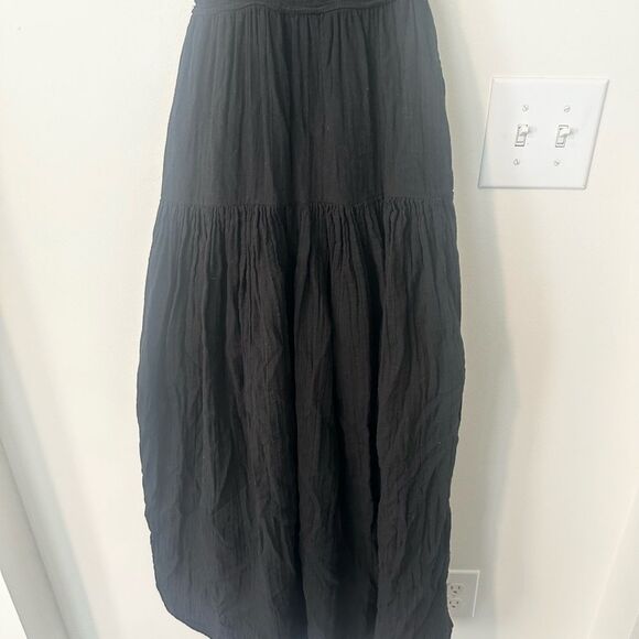 ME+EM Black Backout Cotton Maxidress 10 - Picture 3 of 9